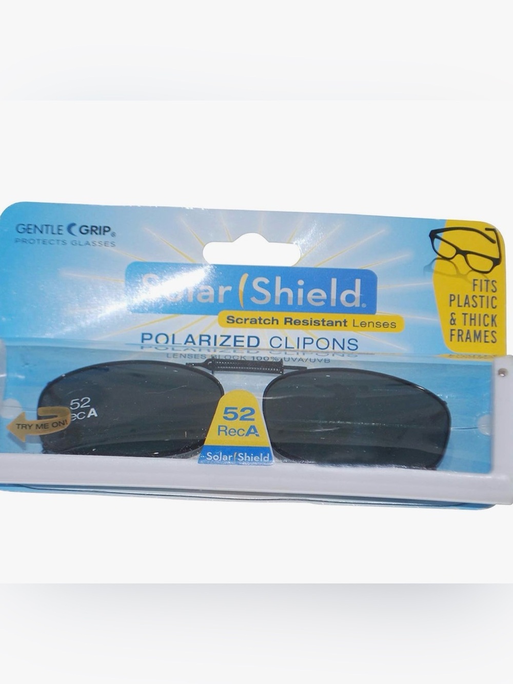 Foster Grant Solar Shield Polarized Clip On Sunglasses 52 Rec A - UV Protection
